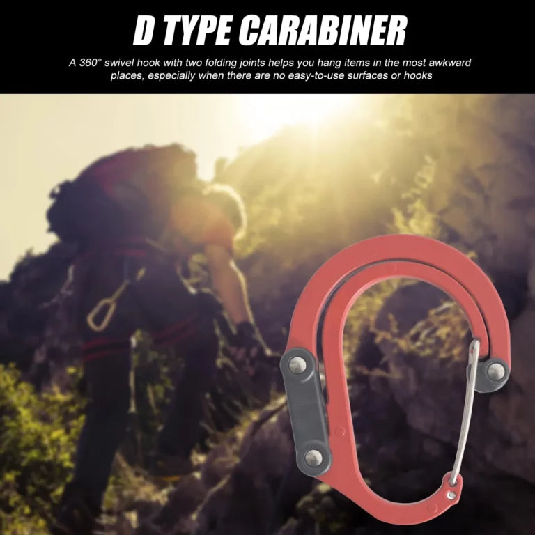 Hybrid Gear Clip Carabiner